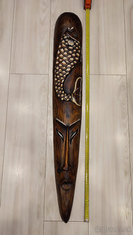 Masky - Drevená dekorácia - 4