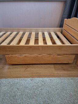 Posteľ buk masív a matrac - 4