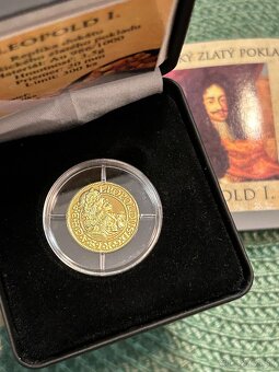 Investičné zlato Au 999 dukát Leopold I košický zlatý poklad - 4