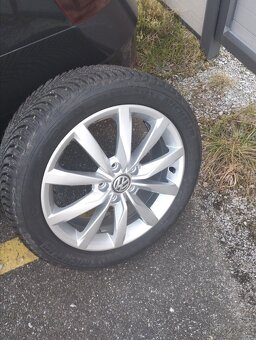 Sada zimné pneumatiky originál Volkswagen 205/50 R17 ET 48 - 4