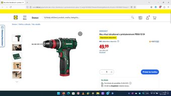 Aku vŕtací skrutkovač Parkside, Osobná váha Silvercrest - 4