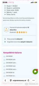 Oki MC861 (44059256), originálny toner, čierny - 4