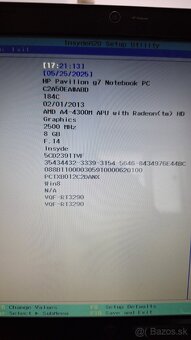 Hp Pavilion g7 , 17" - 4