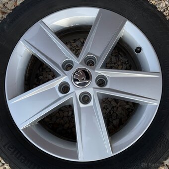 Alu kolesa SKODA octavia III 5x112 r16 —REZERVOVANE - 4