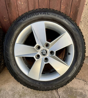 originální ALU kolesá škoda ilias r16 5x112 - 4
