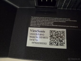 Monitor 24" ViewSonic VA2418-P-MHD Gaming, 165Hz - 4