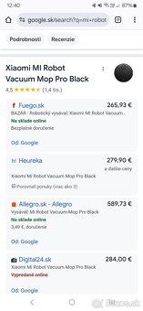 Robotický vysávač XIAOMI - 4