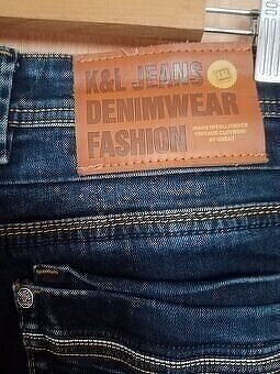 DŽÍNSY-NOVÉ-ZNAČKOVÉ: K&L JEANS DENIM - MADE in KANADA-ZĽAVA - 4