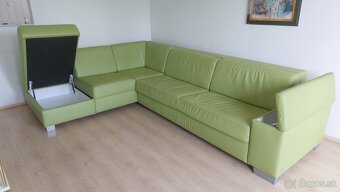 Sedačka PHASE kožená rohová rozkladacia - 4