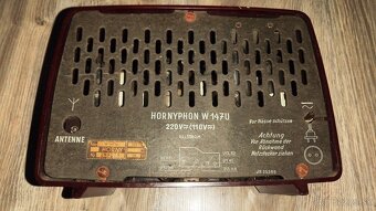 Predám bakelitové starožitné rádio Hornyphon W147U - 4