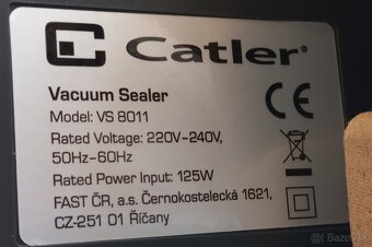 Predám vakuovačku Catler VS8011 - 4