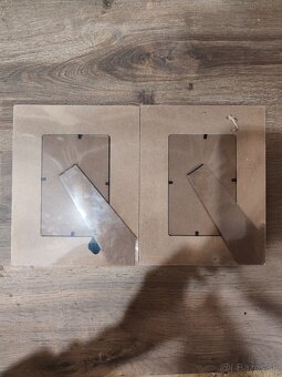 2x rámik na fotku - drevo - 4