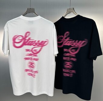 Stussy Blurred Tričko World Tour - 4