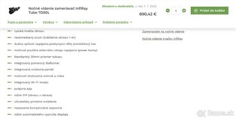 InfiRay TUBE TD50L s prísvitom 940 nm - 4