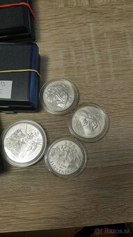 Strieborné mince proof SK - 4