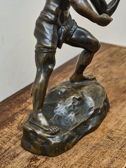 Jef Lambeaux - bronzová socha atléta - 4