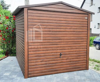 Plechová garáž 3x5, prejazdná výška 225cm - 4
