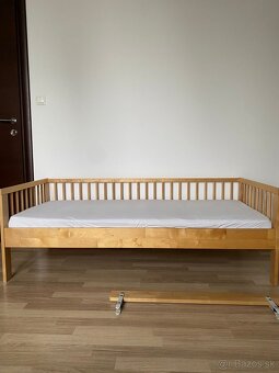 Detsla drevenna postel IKEA - 4
