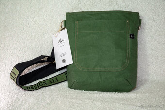 Dámská kabelka Klára – z Kraft Texu (prateľného papiera) - 4