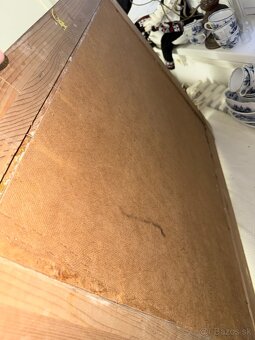 Velky malovany obraz na platne v luxusnom zlatom rame - 4