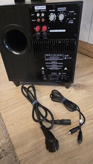 Aktívny kompaktný subwofer - 4