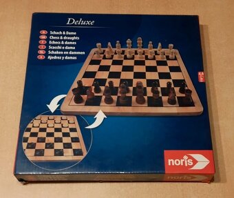 Predám drevené Šachy + Dáma DeLuxe - 4