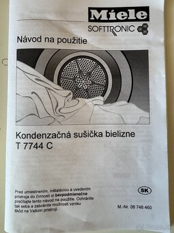 Práčka Miele W1734 a Sušička Miele T7744C - 4