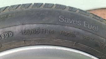 Predam 4x disky StilAuto R14 s pneu Continental 165/65 r14 - 4