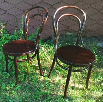 thonet 14 stoličky 4 kusy - 4