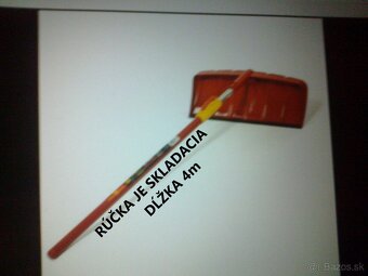 Lopata na sťahovanie snehu zo strechy, - 4