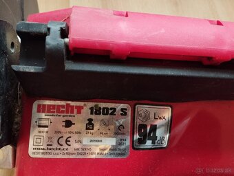 Kosačka Hecht 1802S,elektrická s pojazdom - 4