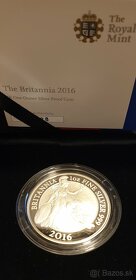 Britannia, Strieborné Proof mince 2015,2016,2018,2019 - 4