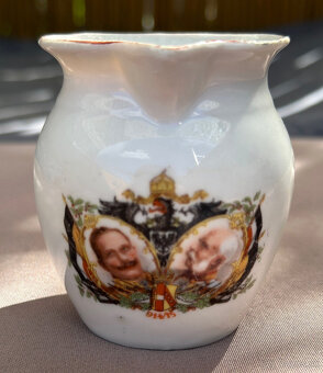 RU hrneček FJ starý porcelánový originál - 4