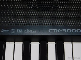 Casio CTK-3000 – klávesy so stojanom a adaptérom - 4