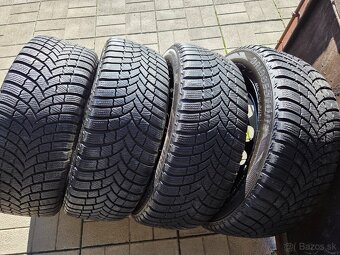 Predám plechové disky 6Jx16H2 ET48 R16 a zimné pneu
 - 4
