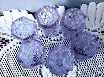 Poháriky, krištáľové sklo - 4