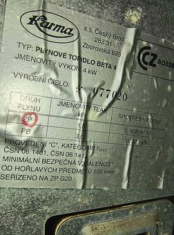 Predám plynové gamatky KARMA model BETA 3 a BETA 4 - 4