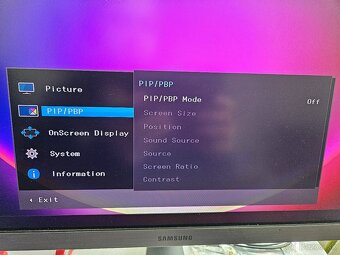 Samsung 4K monitor 2x HDMI + Displej port BIP/PIP 200e - 4