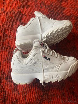 Biele tenisky Fila - 4