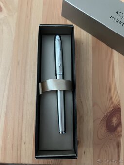Parker IM Brushed Metal CT - Plnicí pero - 4