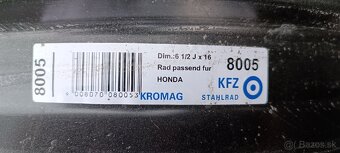 Plechové disky Honda - 4