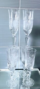 Krištáľové poháre - flauta - 4