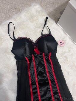 Čierna nočná košieľka - 4