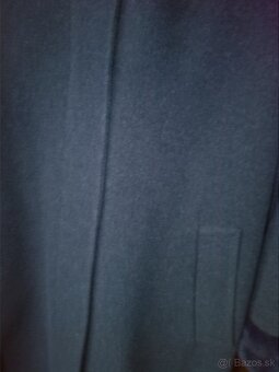 Kabát tmavomodrý a čierny - 4