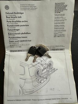 Nosič na bicykle na piate dvere VW Sharan, Seat Alhambra - 4