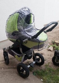 2 x kočík dvojkombinácia skladacie + autosedacka concord nav - 4