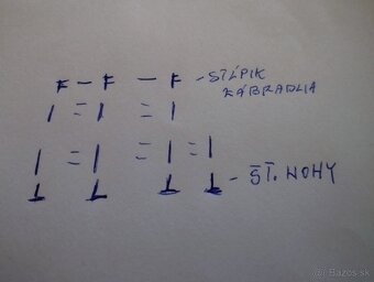 Lešenie 1m široké - 4