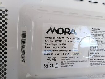 Mikrovlnna rura Mora XY7207 - 4