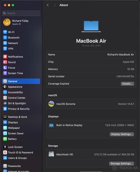 Apple Macbook Air M3 13" 16GB/512GB - 4