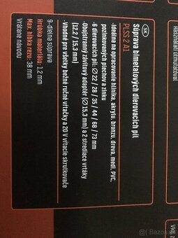 Suprava dierovacich pil PARKSIDE PLSS 9 A1 - 4